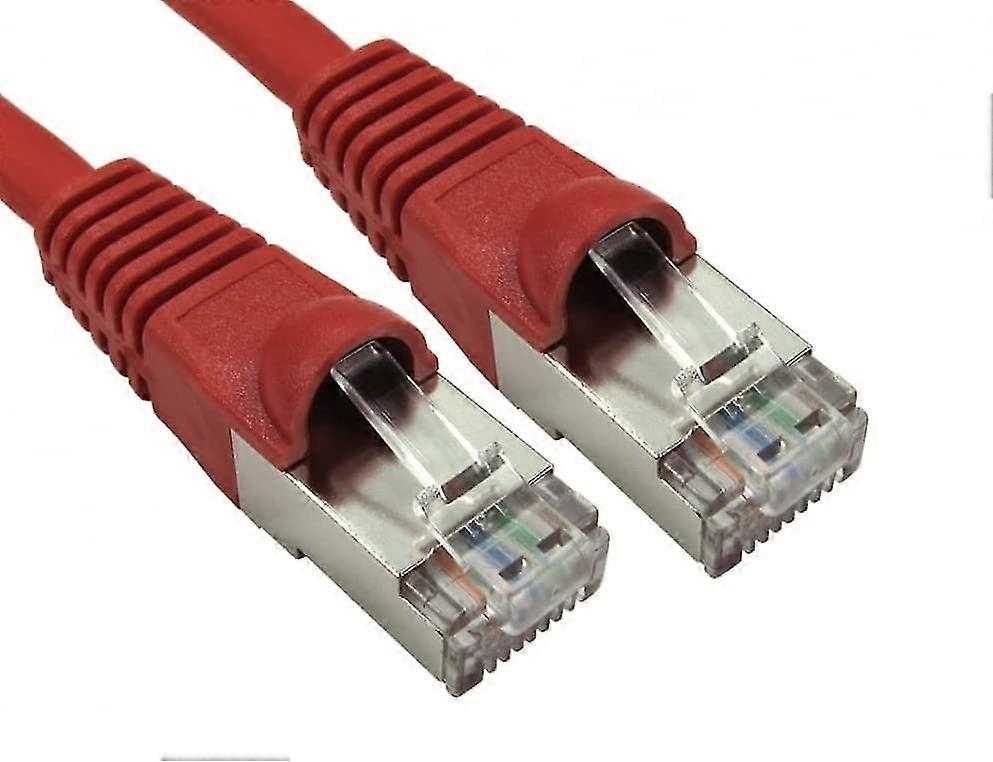 1m Cat6a *600mhz* Network Cable Red - Professional Standard Ethernet Lead - Lszh - Sstp - Ftp - 10gbase-t (10 Gigabit Support) - 10gbits/s (billion Bi