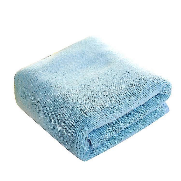 Microfiber Cleaning Cloths, Non-abrasive, Reusable & Washable - 31.4x70.8" Light Blue (2-pack)
