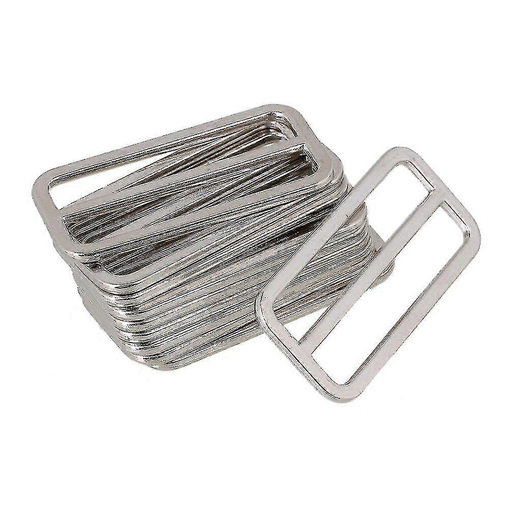 10pcs 5cm Silver Color Adjustment Bag Purse Buckle