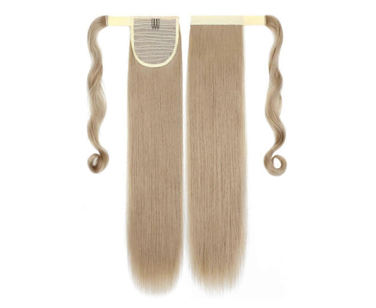 ポニーテールの延長ヘアクリップのクリップの長いストレートポニーテールポニーテールの延長クリップ-形状5