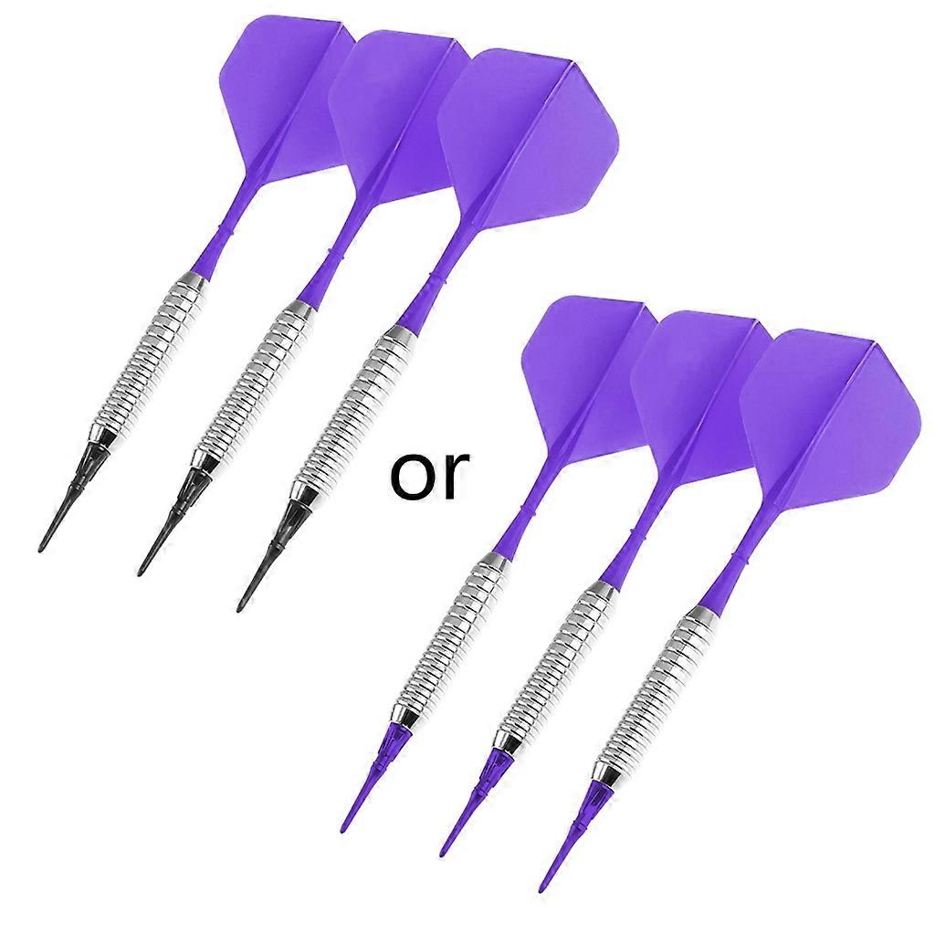 3pcs 17g Soft Tip Darts Sports Entertainment Rame Dart Body Nylon Rod Flight