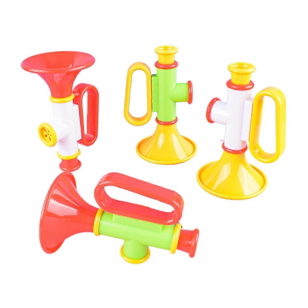 Plastic Trumpet Toy for Kids Make Real Sound Music Toy Fun Musical Instruments Noise Makers for Parties and Events