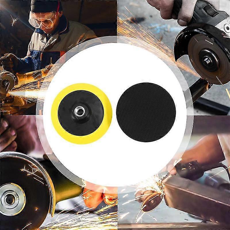 5 Inch(125mm) Hook And Loop Sanding Pad 5 Inch Sander Backing Plates With 5/8-11 Threads(2 Pack)