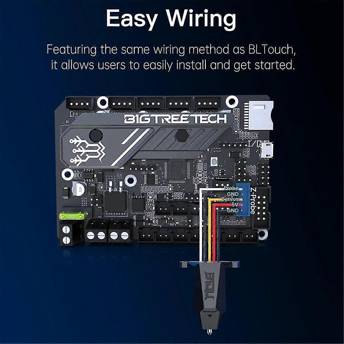 Microprobe Auto Leveling Sensor Kit 3d Touch Sensor Metal Probe With Ender3 Bracket For Ender3 Voron Extruder