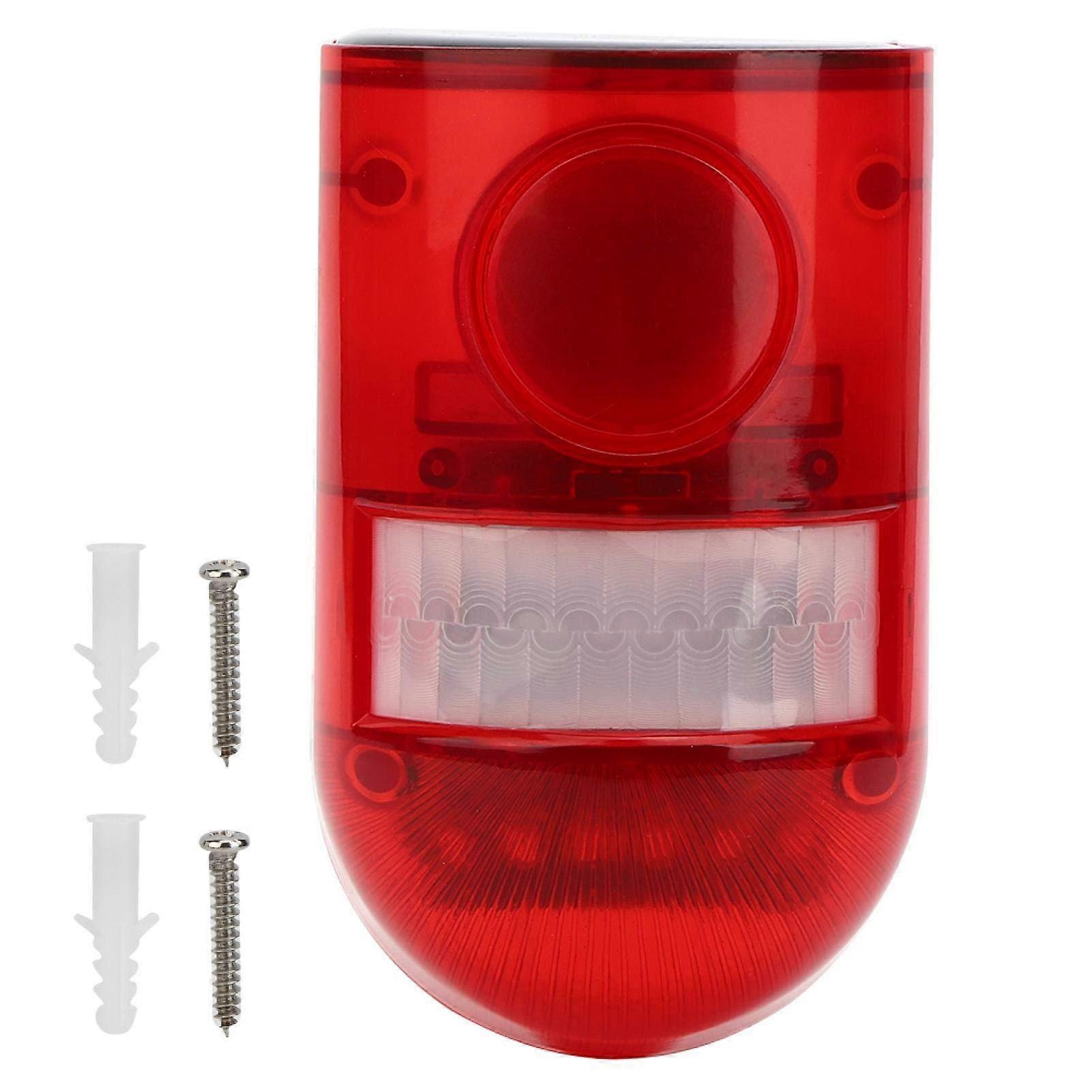 Solar Warning Light, Motion Sensor Solar Charging Warning Light for Farms Factory
