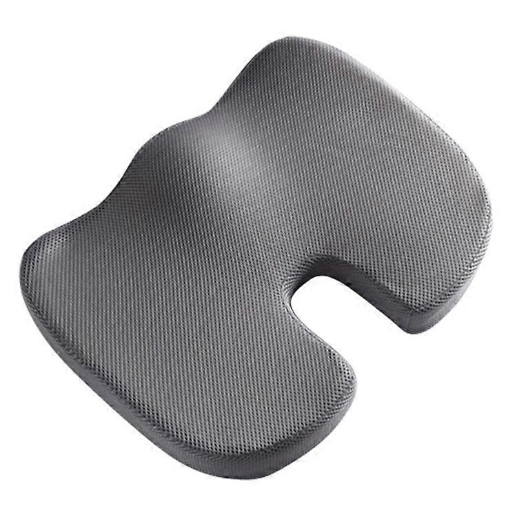 Memory Foam Seat Cushion Black U ShapeGrey