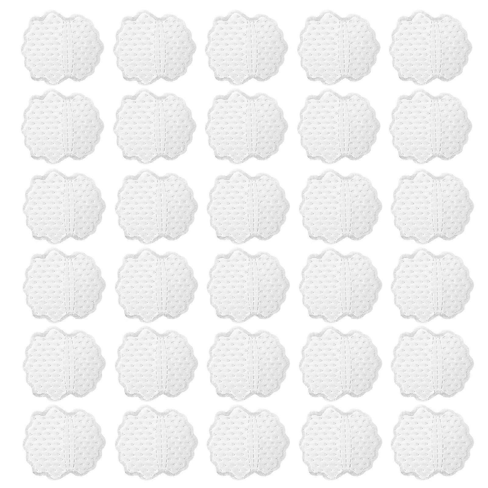 30Pcs Armpit Care Pads Hygienic Ultra Thin Breathable Flower Shape Adhesive Pad Sweat-absorbing Non-woven Fabric Anti-sweat Stickers Underarm Sweat Pa