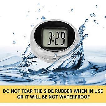Motorcycle Clock Handlebar Waterproof Mini Digital Motorbike Clock Stick-On Motorbike Clock Digital Watch With Stopwatch | Fruugo NO