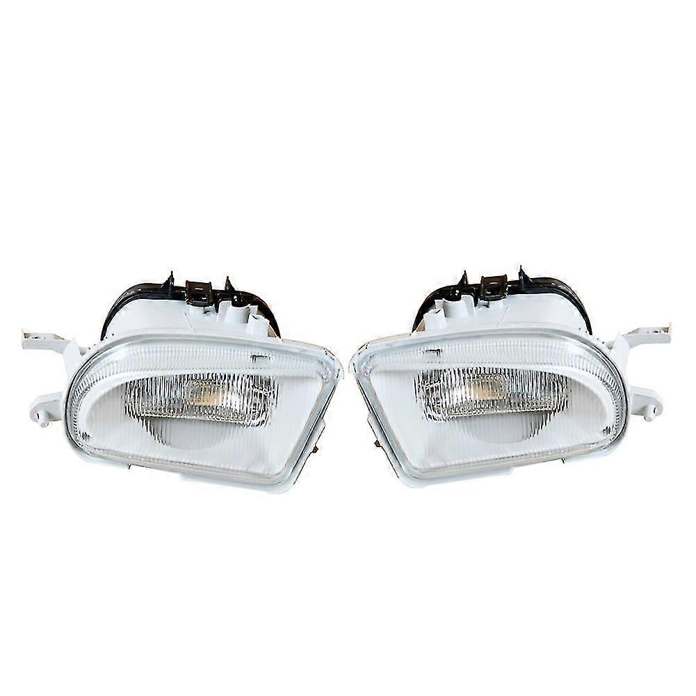2Pcs Car Front Fog Light Fog Lamp for - W210 E200 E220 E240 E280 E300 1708200156 1708200256