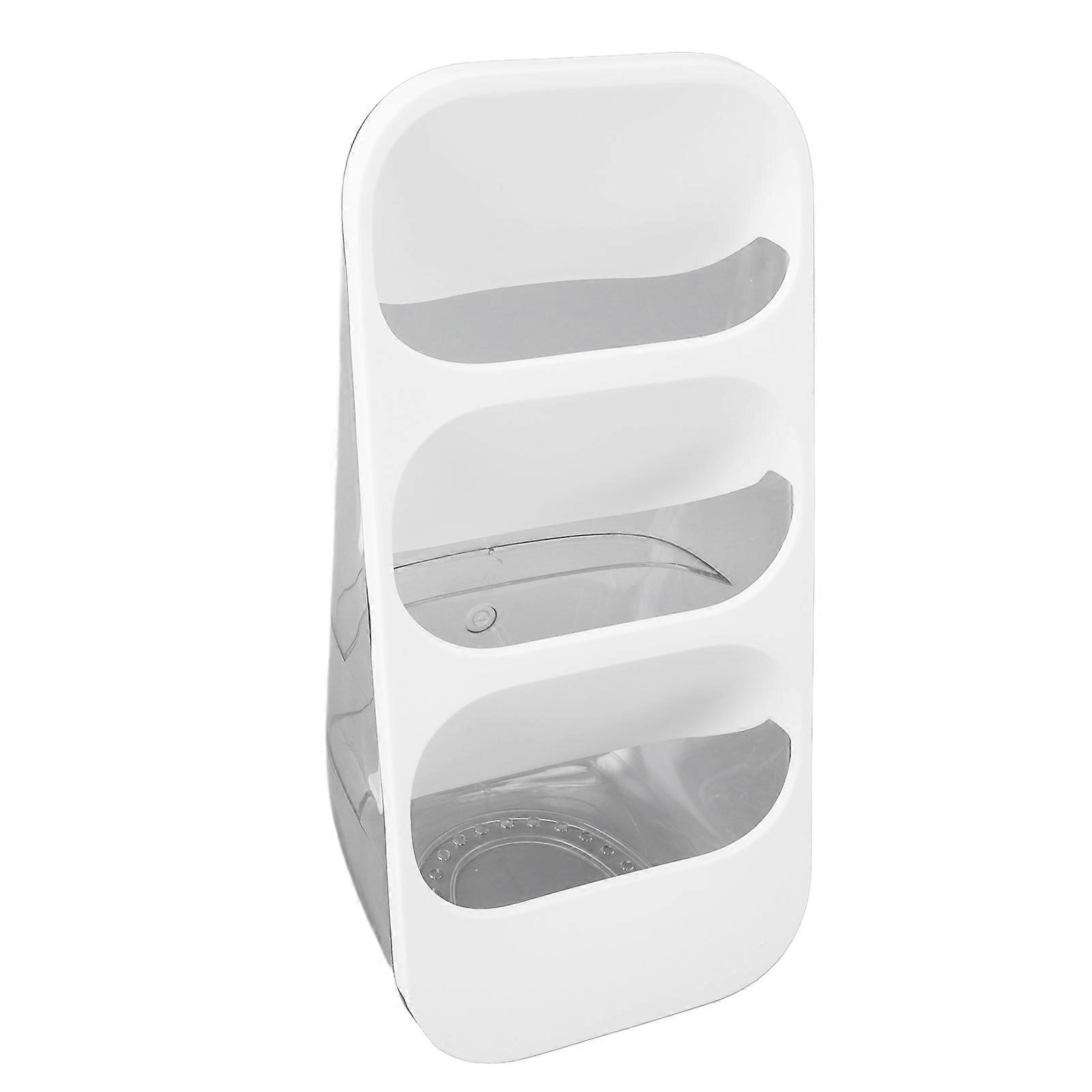 3 Tier Acrylic Storage Organizer Space Saving Large Capacity Clear Countertop Organizer for Cosmetics Brush Jewelry