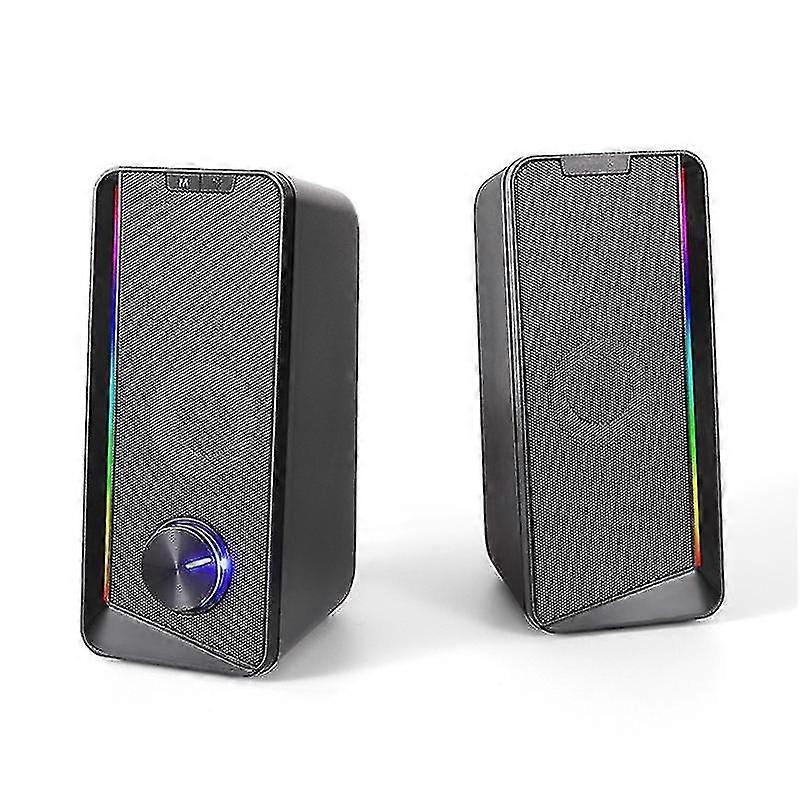 Desktop Bluetooth Audio Multi-light Effect Cool Computer Speaker 4 Unit Dual Speaker Diaphragm Spea