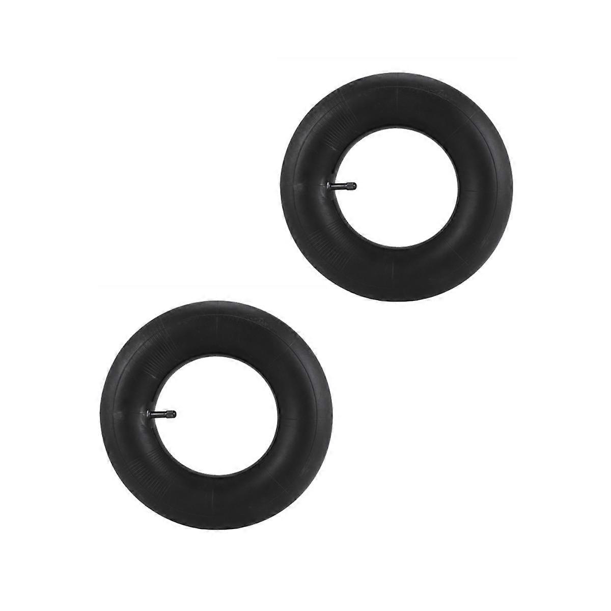 2 Pcs 3.50 / 4.00-6 Tire Tube Inner Tube Tire Wheel 350 / 400-6 Innertube Mini -Rubber Valve 6