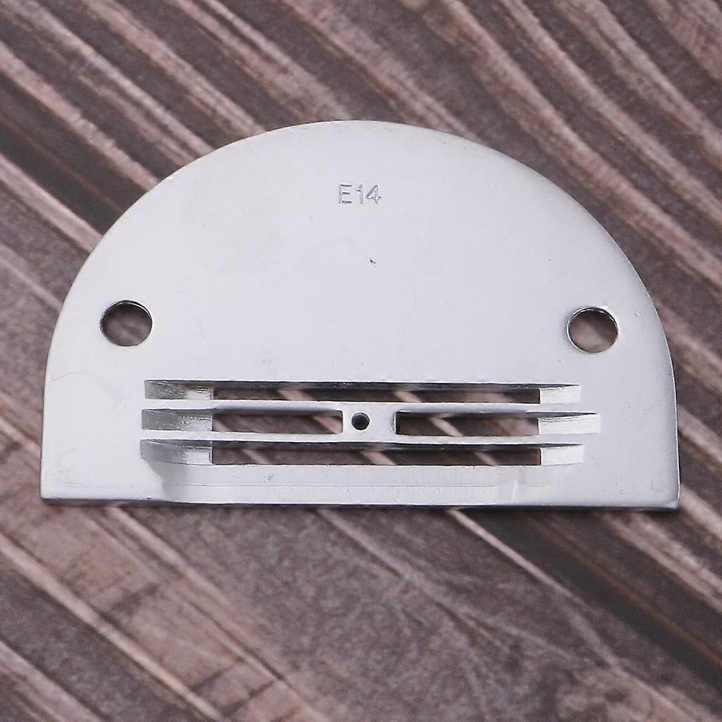 2x Steel E Type  Plate for Industrail Single  / Flat Lockstitch Sewing Machines