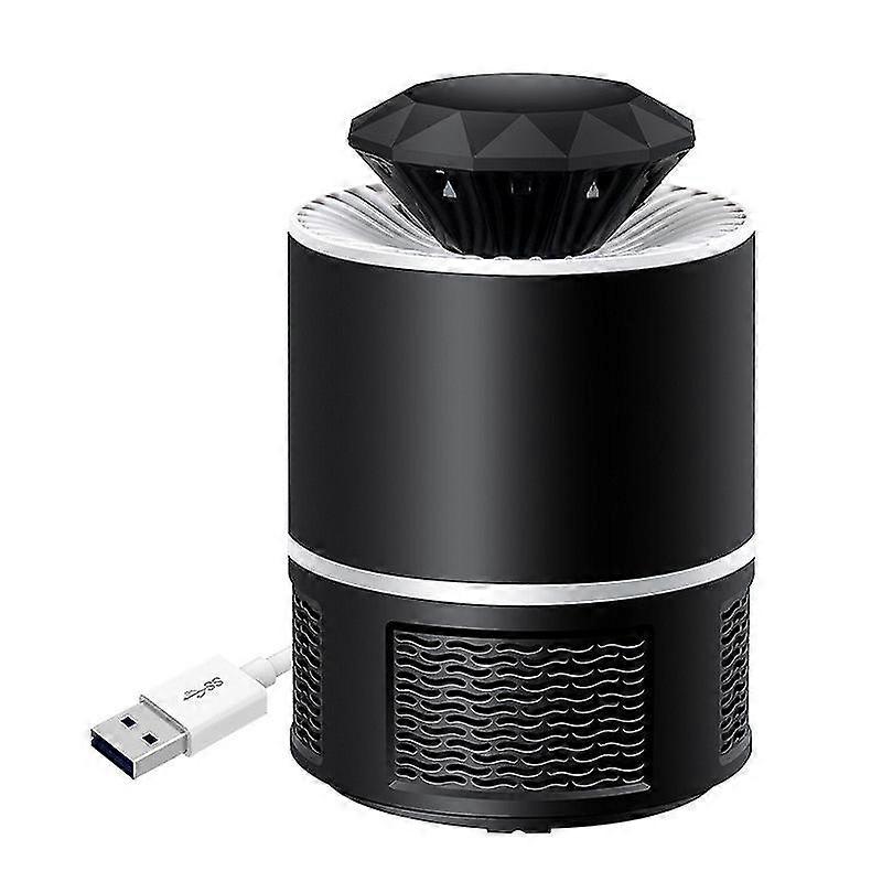 electric fly bug zapper mosquito insect led light trap lamp pest control black