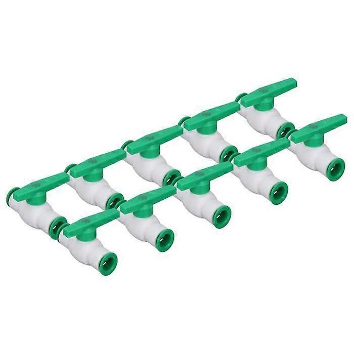 Ball Valve Connector 10pcs Straight Ball Valve Quick Connect PPR Connection Kit