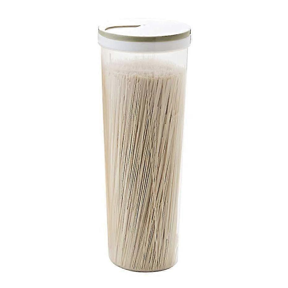 Matlagring Spaghetti Noodles Container För korn Korn Havregryn (ljusblå) (4-d-w)