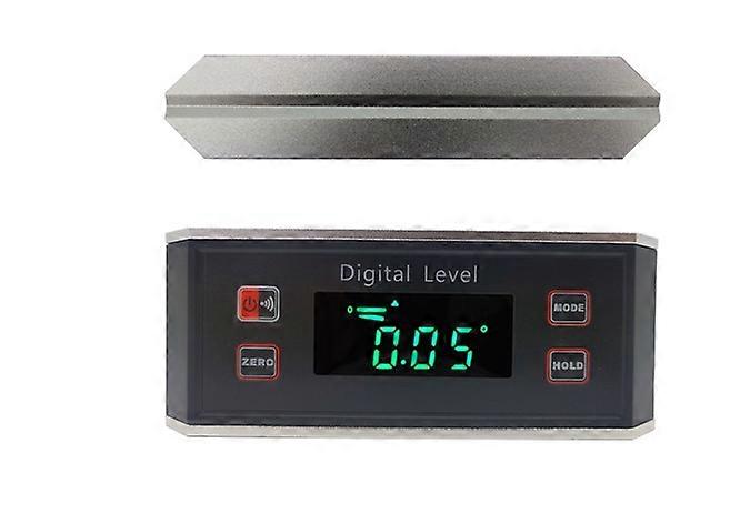 Magnetic Digital Inclinometer Aluminum Digital Angle Protractor With Audible Ala ^