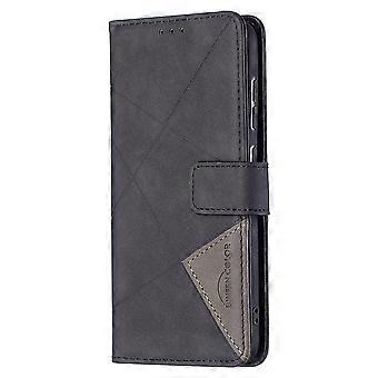 Phone case cover for Samsung Galaxy S21 Fe phone case, premium Pu leather split cover with magnetic black color