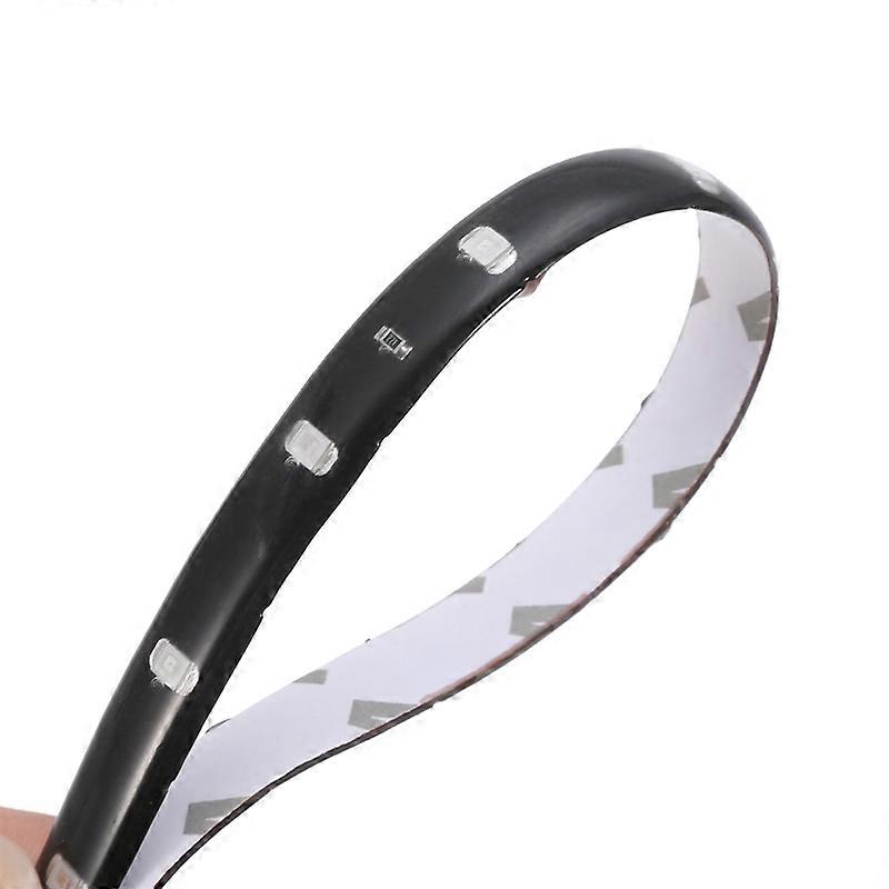 5x LED-Streifen 30 Cm, Kaltweiß, Wasserdicht – Ideal Für Auto-Innenraum, 12V, 3528 SMD, Einfach Zu Installieren
