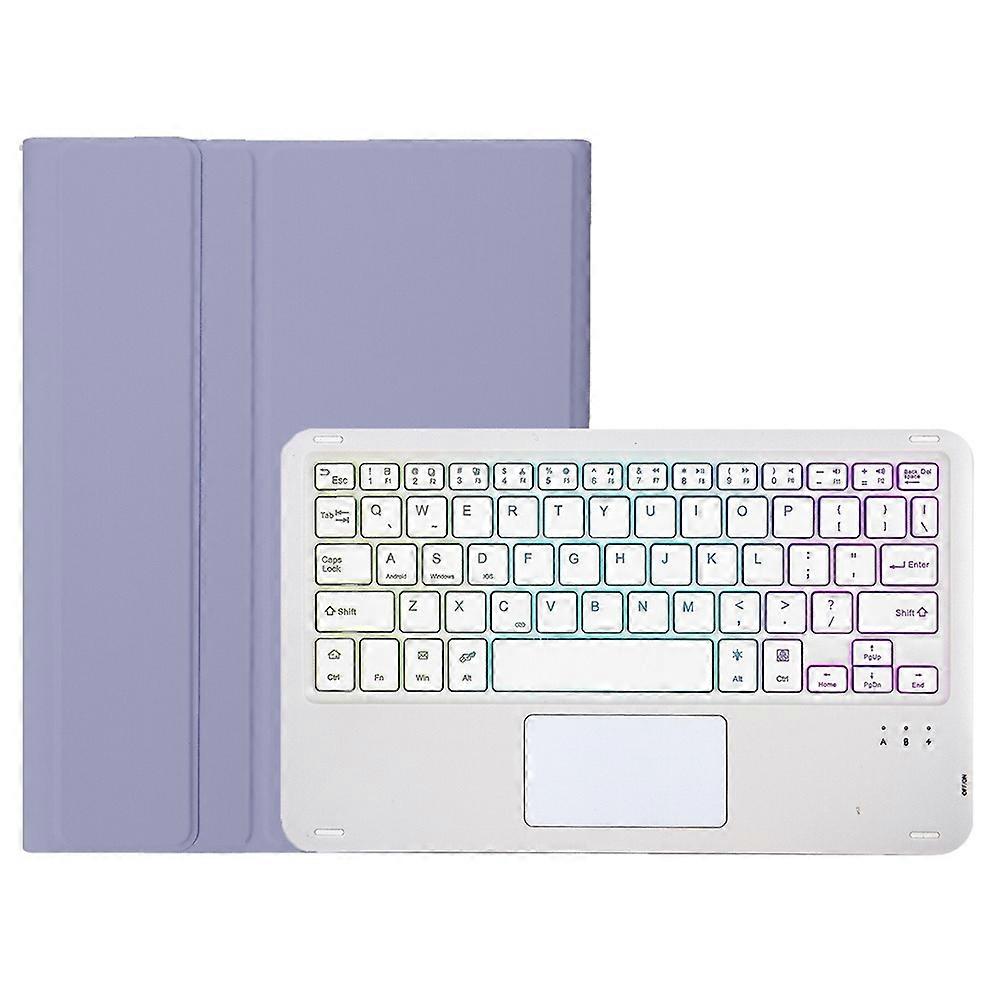 AH20-AS For Huawei MatePad 11.5 S Backlit Design Leather TPU Tablet Cover Bluetooth Keyboard Case wi