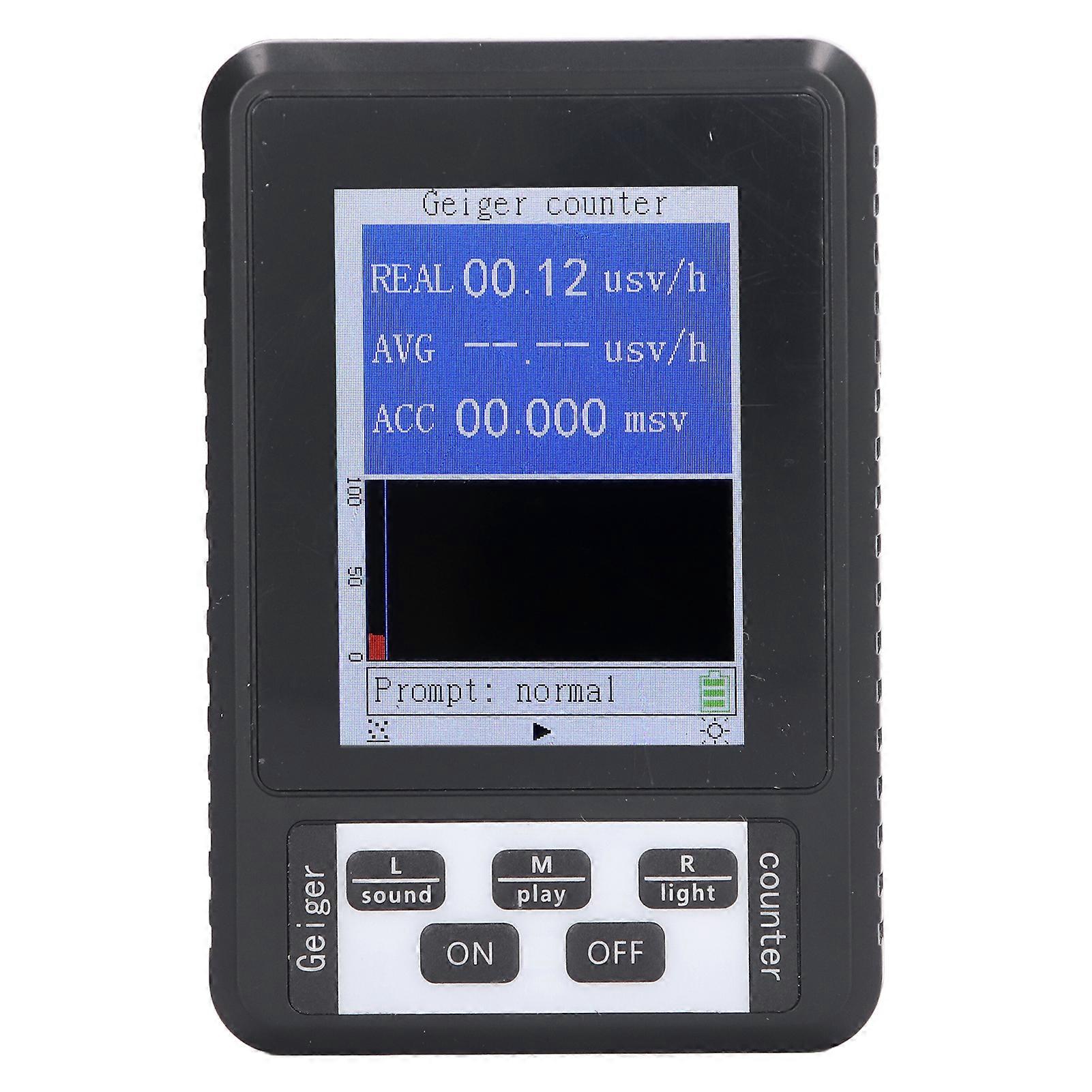 Geiger Counter Rilevatore di radiazioni nucleari Misuratore portatile portatile di monitoraggio delle radiazioni a raggi X Beta Gamma