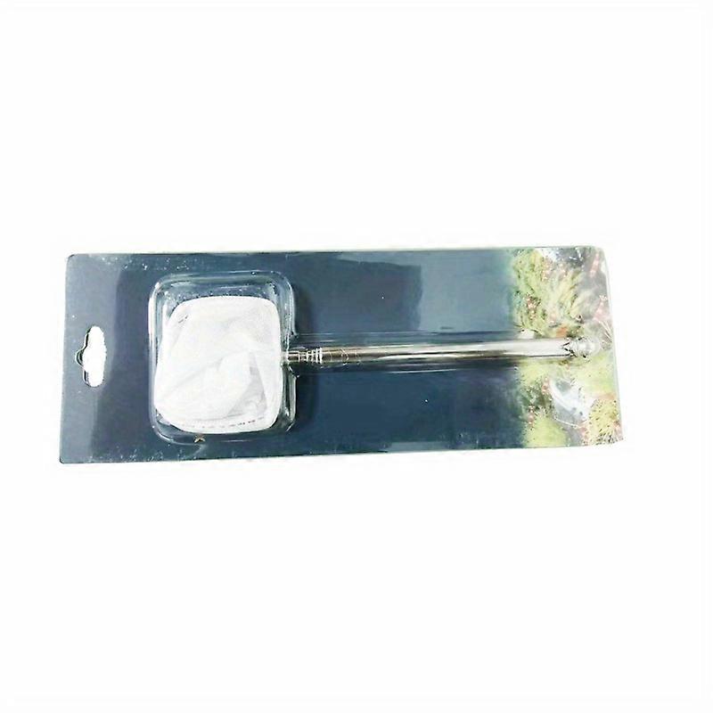 Extendable Stainless Steel Shrimp Net for Aquariums and Ponds - Adjustable Handle for Easy Skimming and Fishing