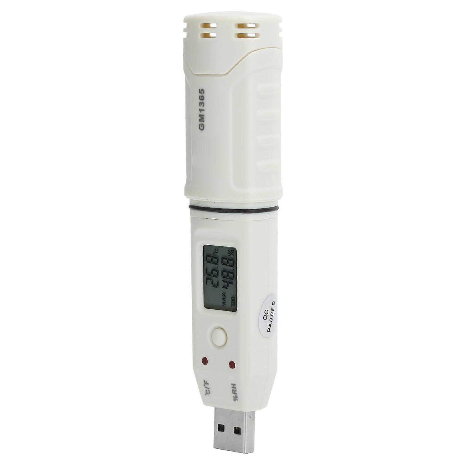 Digital Thermohygrometer Logger with High Accuracy and Alarm Indoor Temperature Humidity Recorder