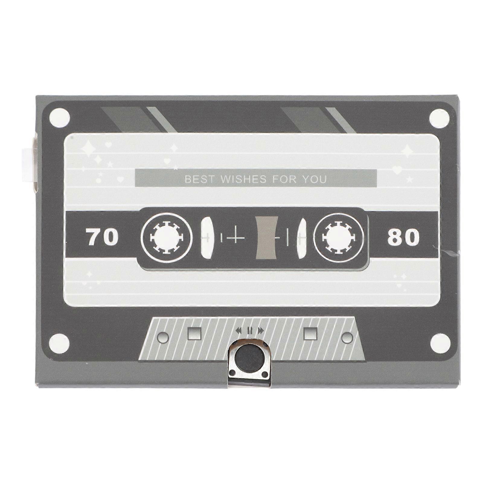 Greeting Card Voice Recorder Recordable Greeting Card Cassette Tape Thank Card