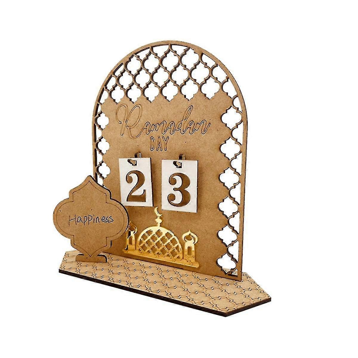 Ramadan Countdown Calendar Eid Mubarak Ornament 2023 Ramadan Decoration Islam Muslim Ramadan, B