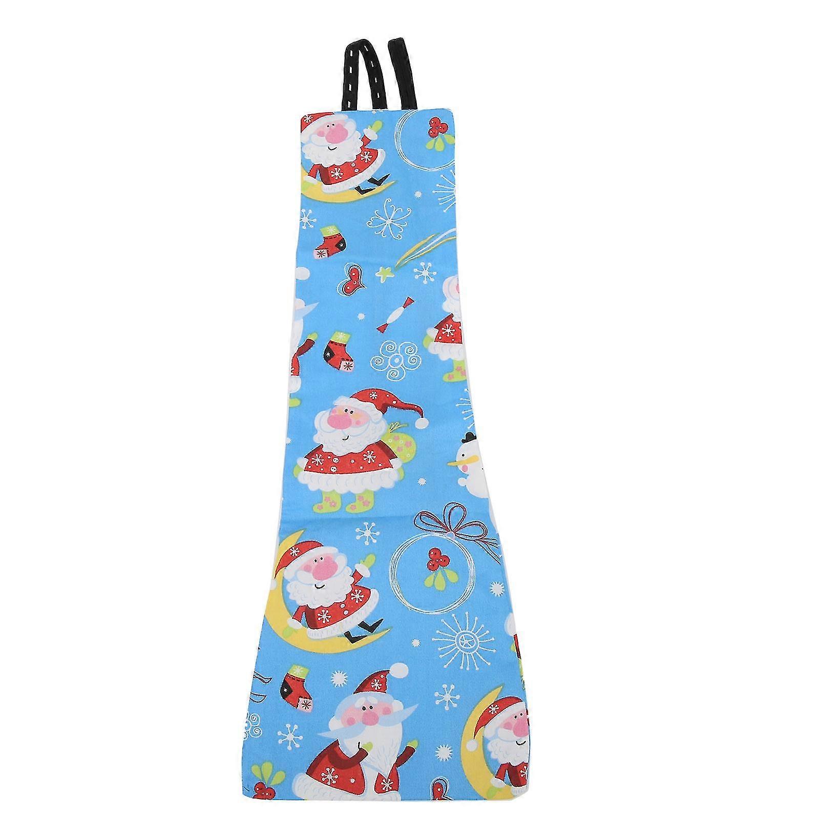 Blue Christmas Adjustable Waterproof Chicken and Duck Diapers