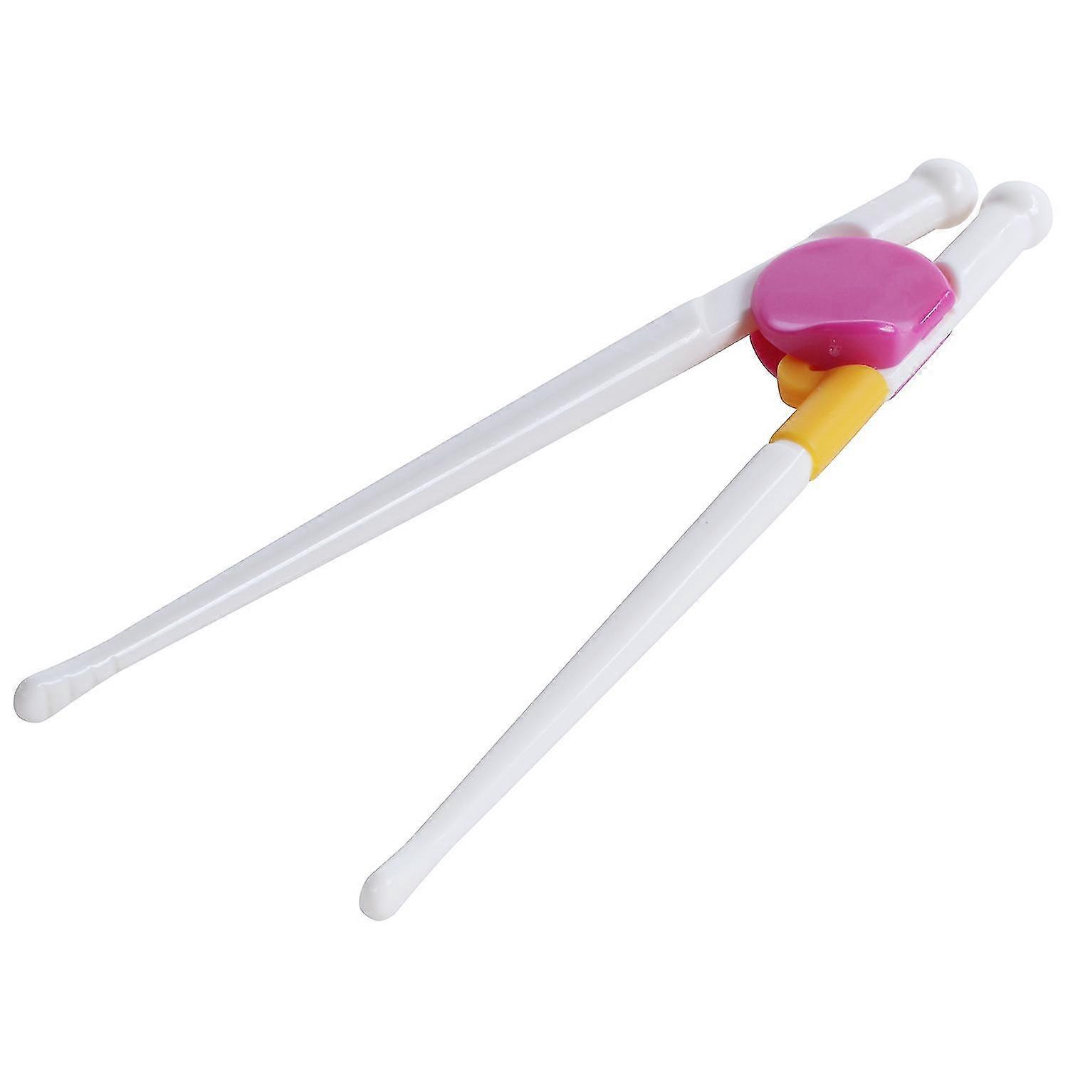 1 Pair Children Kids Beginner Chopsticks Training Helper Learning Easy Use Hot Colors:pink