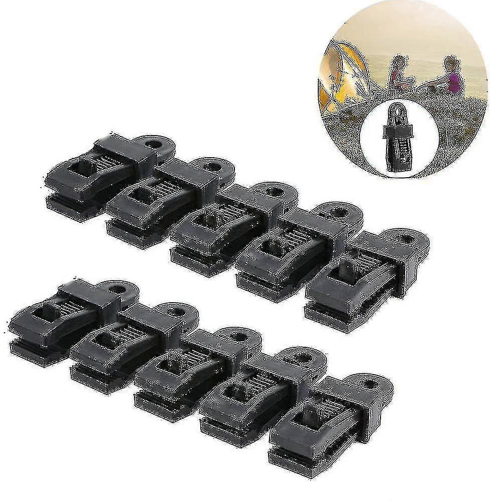 10 συνδετήρες μουσαμά PC, υπαίθριο κλιπ τέντας τέντας τέντας σταθερό συνδετήρα πόρπης