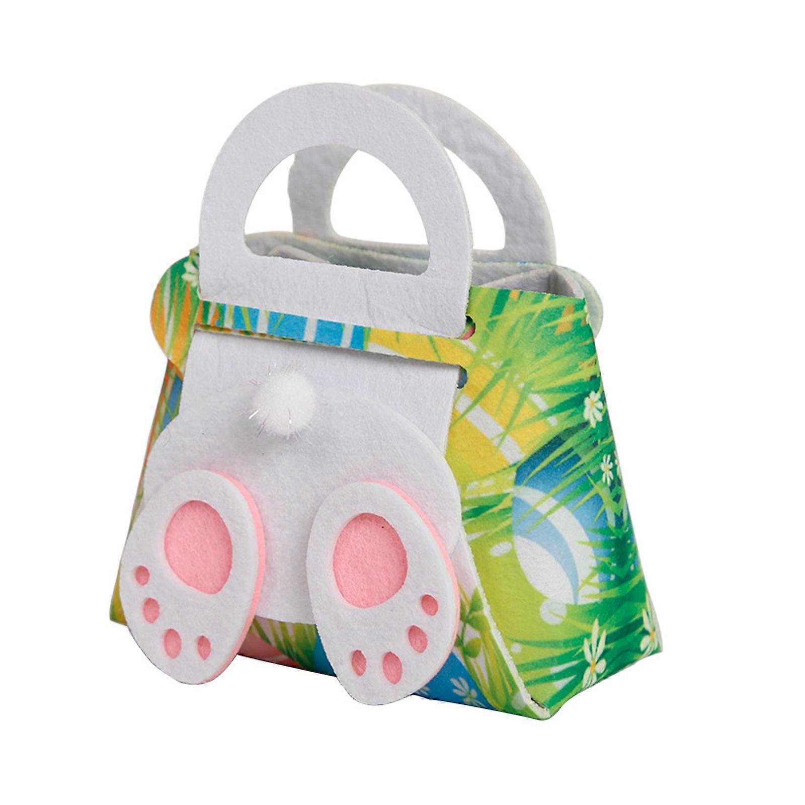 Felt cloth handbag felt candy storage bag Easter rabbit gift bag Easter supplies