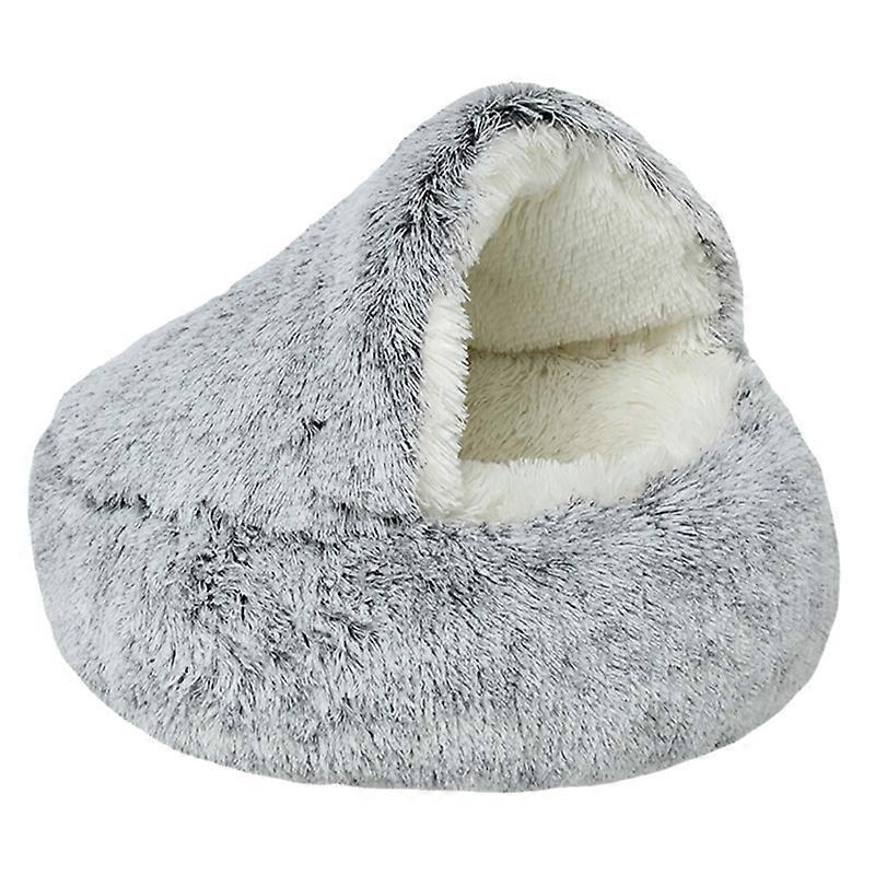 Plush Tiny for Cat House Half Close Breathable Warm-keeping Soft Pet Sleeping Ba