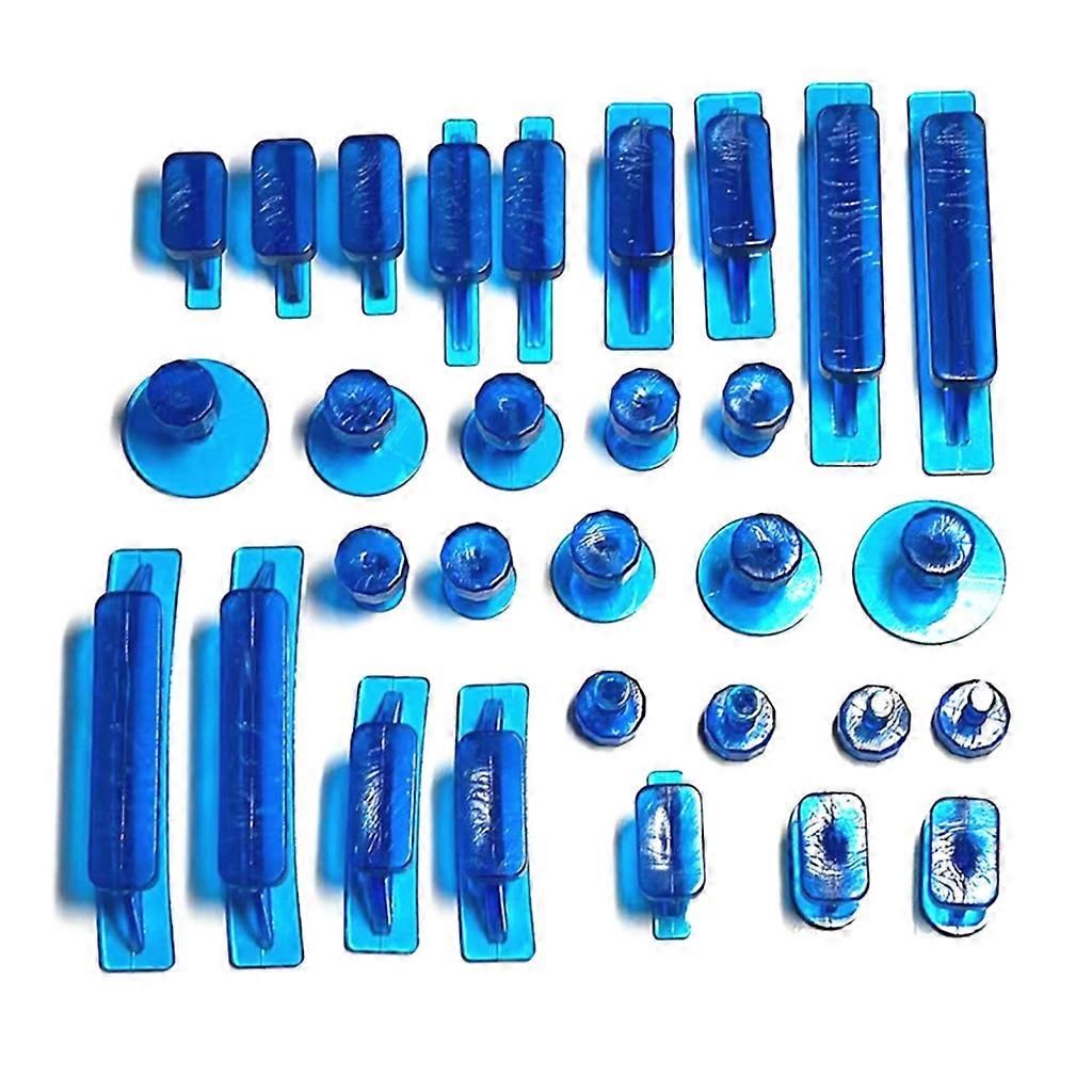 30Pcs Car Dent Repair Tool Universal Paintless Blue Glue Tabs Tools Kit