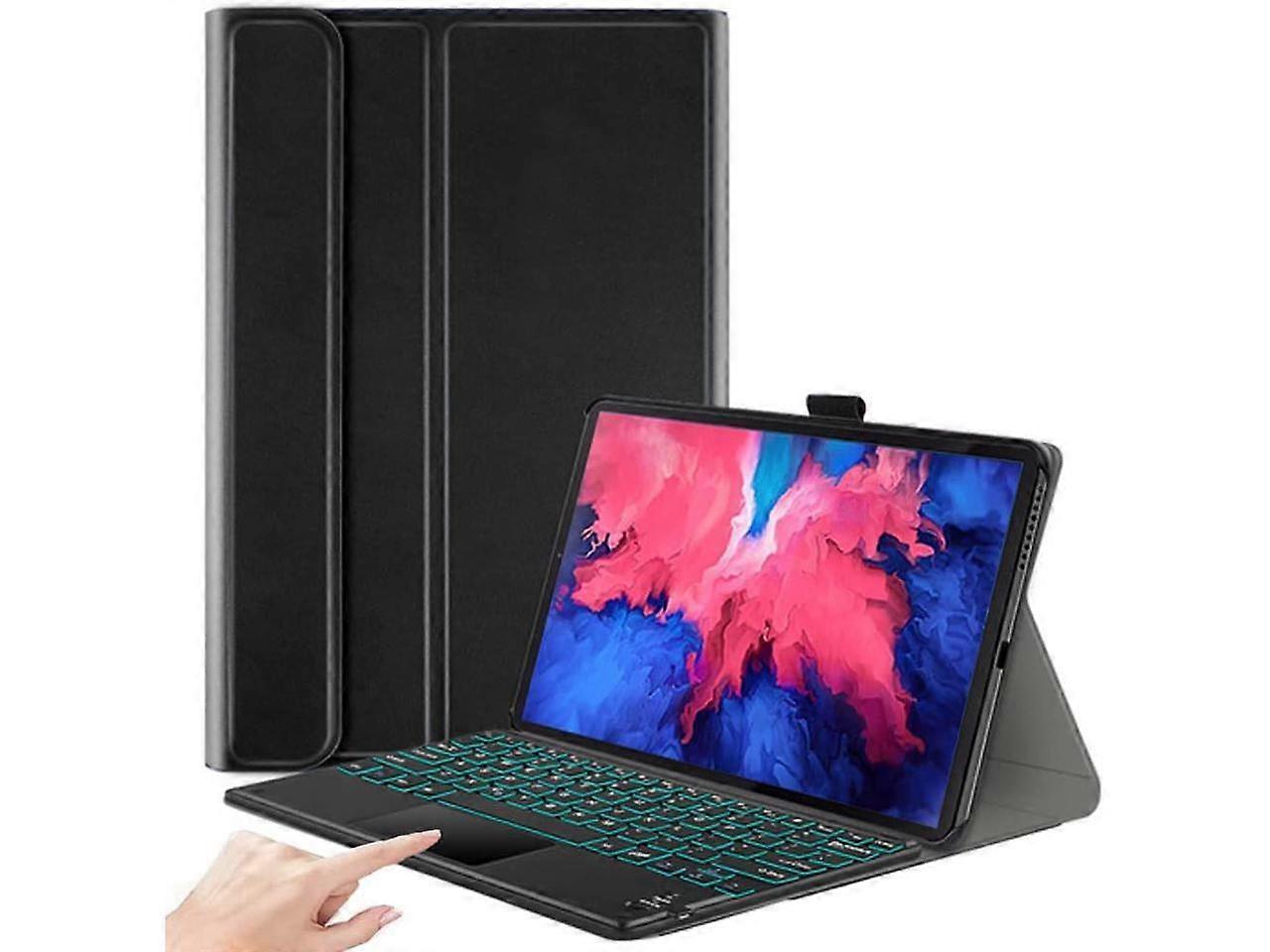 Wireless Touchpad Keyboard Case for Lenovo Tab P11 2nd Gen 11.5 inch 2023 Model TB-350FU TB-350XU  Slim Leather Cover with Detachable Bluetoooth Keybo