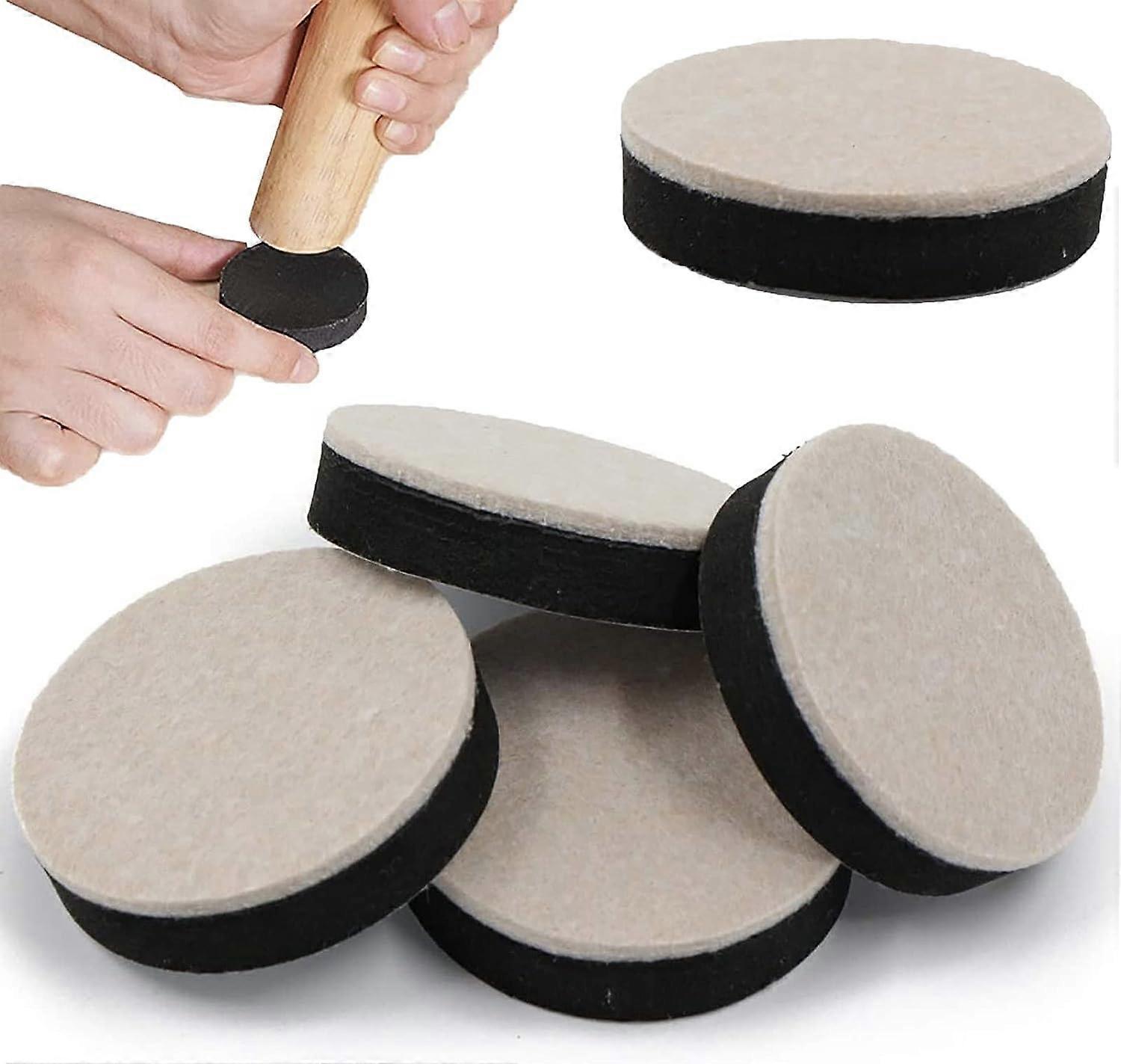 Set of 4 table leg glides, furniture gliders to increase the height of furniture or prevent it from sliding, thus protecting furniture and floors.