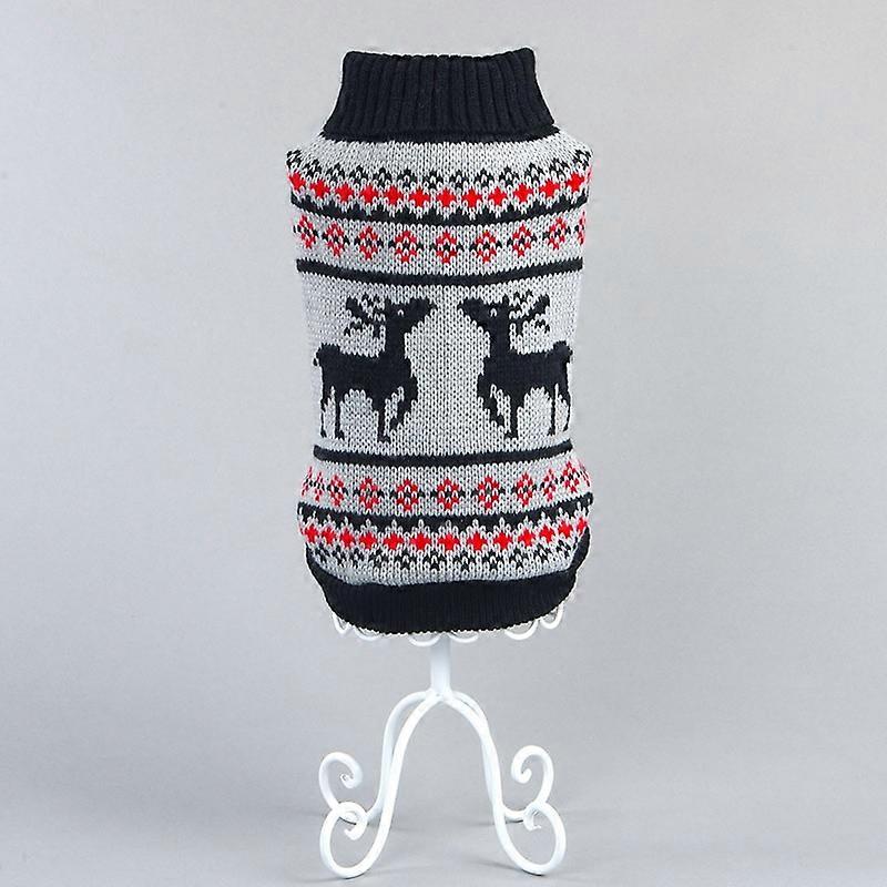 Christmas Xmas Cat Clothes Autumn/Winter Warm Pet Clothes For Cats Soft Knitted Cat Sweater Outfits Cat Kitten Kitty Coat Jacket