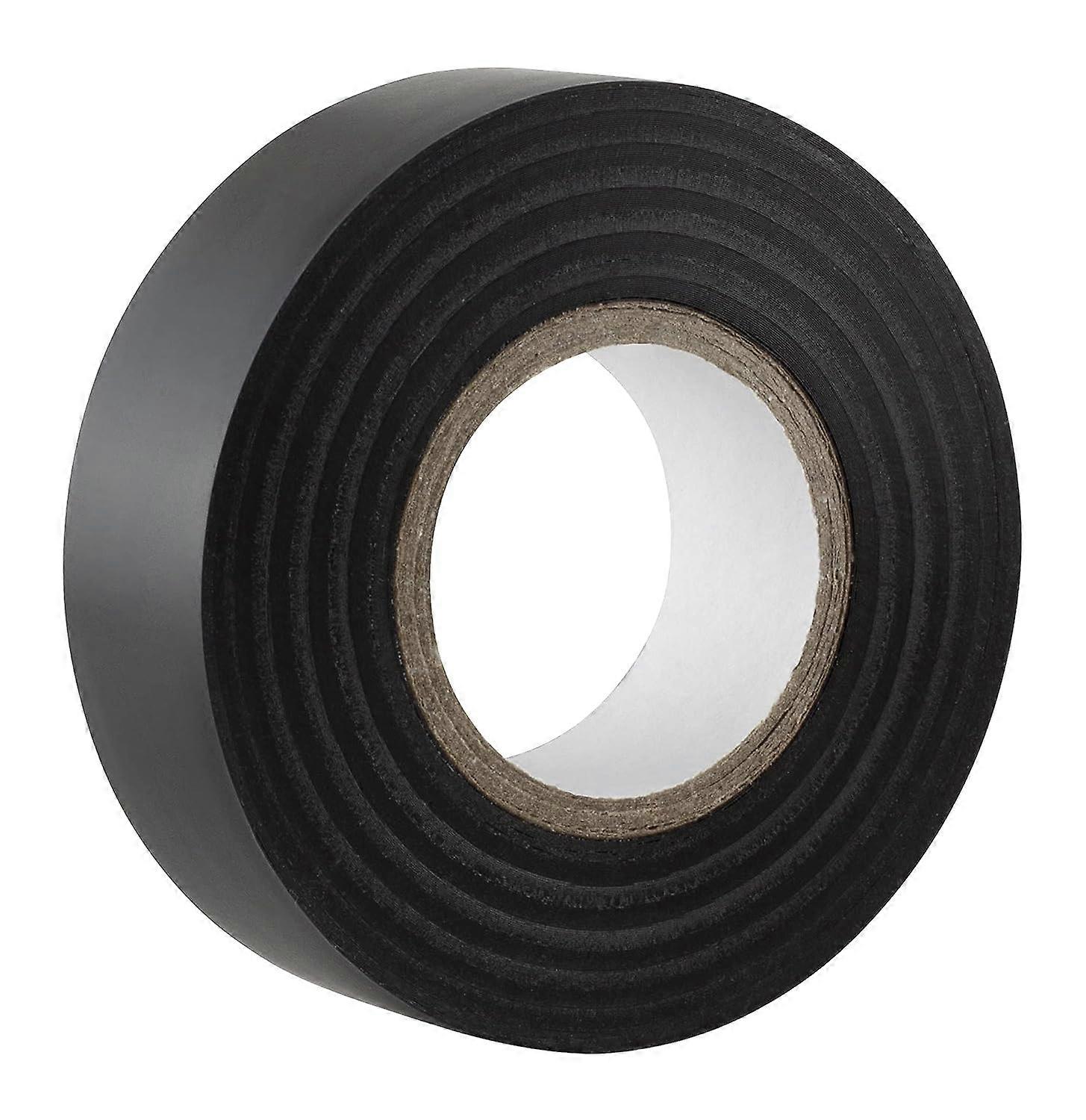 Black electrical insulation tape - Width 16.5mm Length 28m - Corrosion resistant, self-adhesive - Protects, bundles, repairs cables - 1 roll