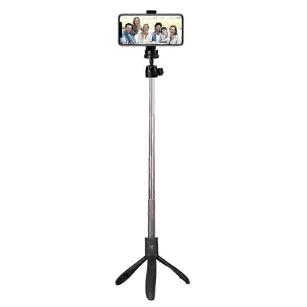 Wireless Bluetooth-compatible Selfie Stick Telescopic Handheld Monopod Mini Foldable Tripod for Cameras for