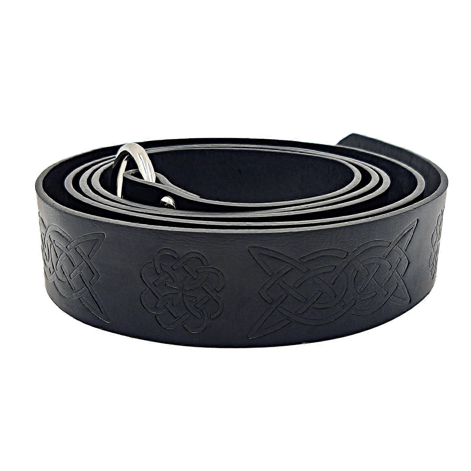 Medeltida vikingabälte i läder för renässansen