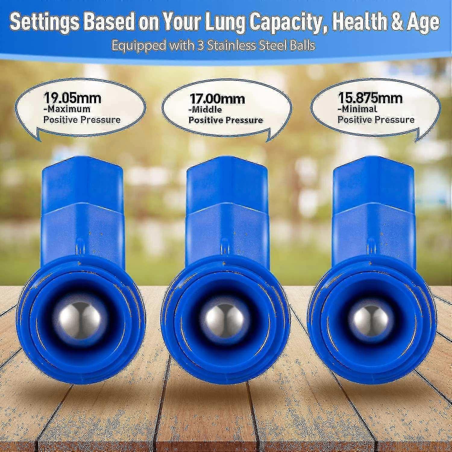 Lung Exerciser & Mucus Remover - Naturally Clear Mucus with The Breathing Exerciser Device High Qual