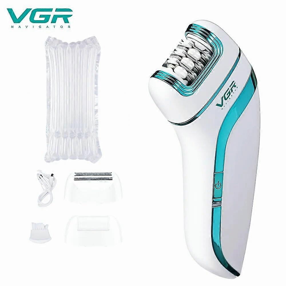 VGR Epilator 3 In 1 Rechargeable Facial Hair Remover Female Epilator Leg Body Shaver Callus Remover Epilator for Women V-713