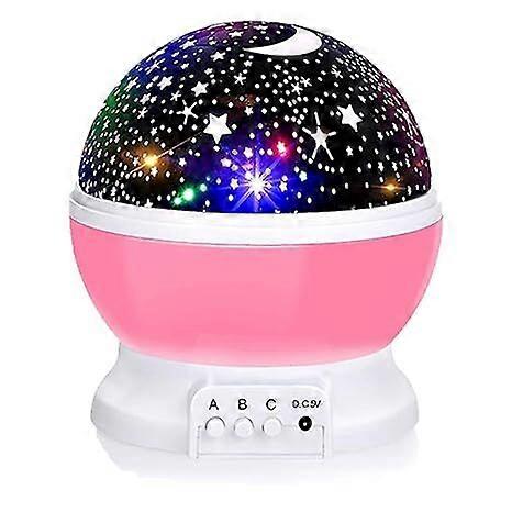Fantasy rotating starry sky projection light night light