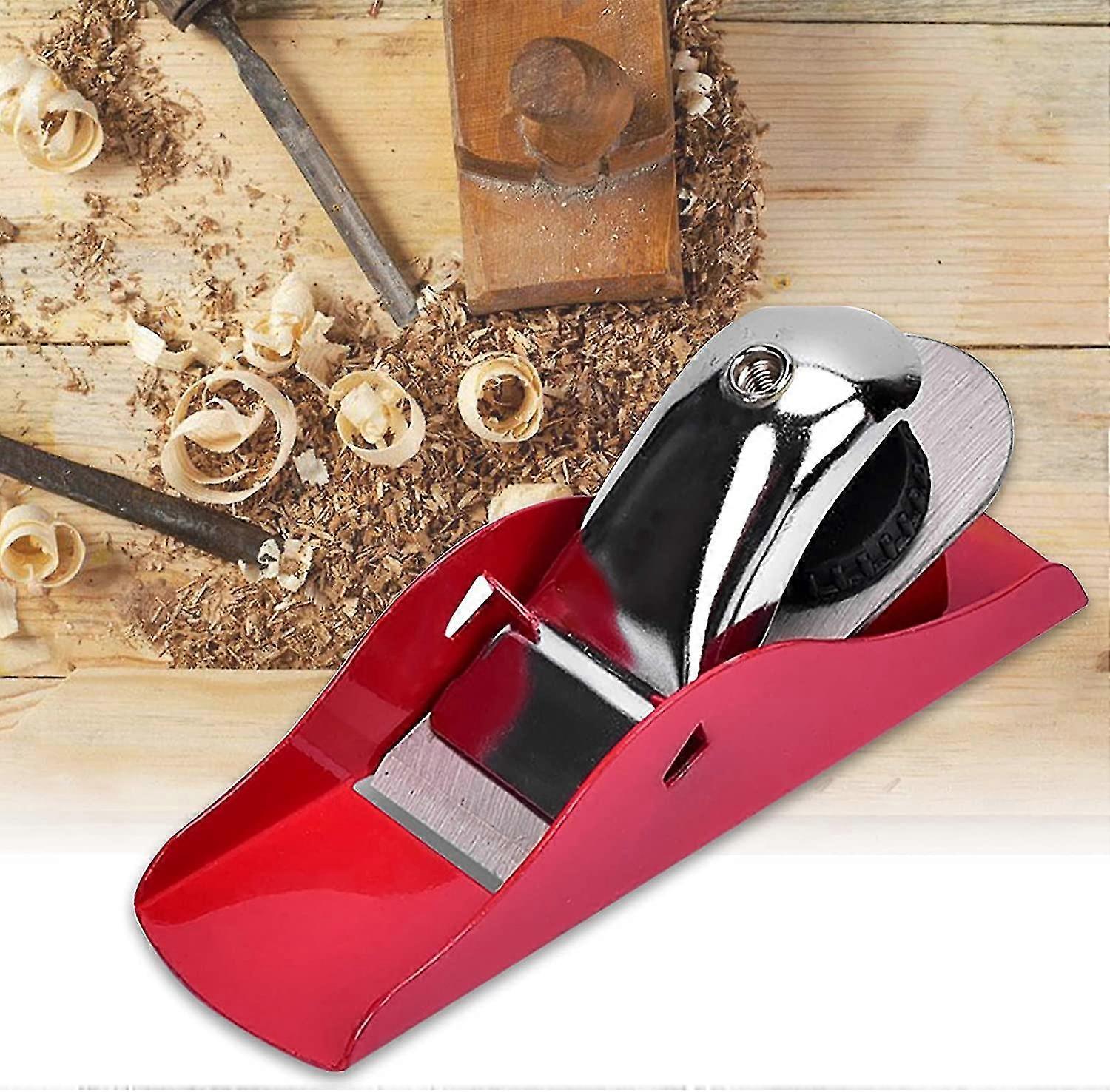 Woodworking Planer, Smoothing Wood Planer Tool Compact Block Hand Planes Adjustable Block Plane, 1pc