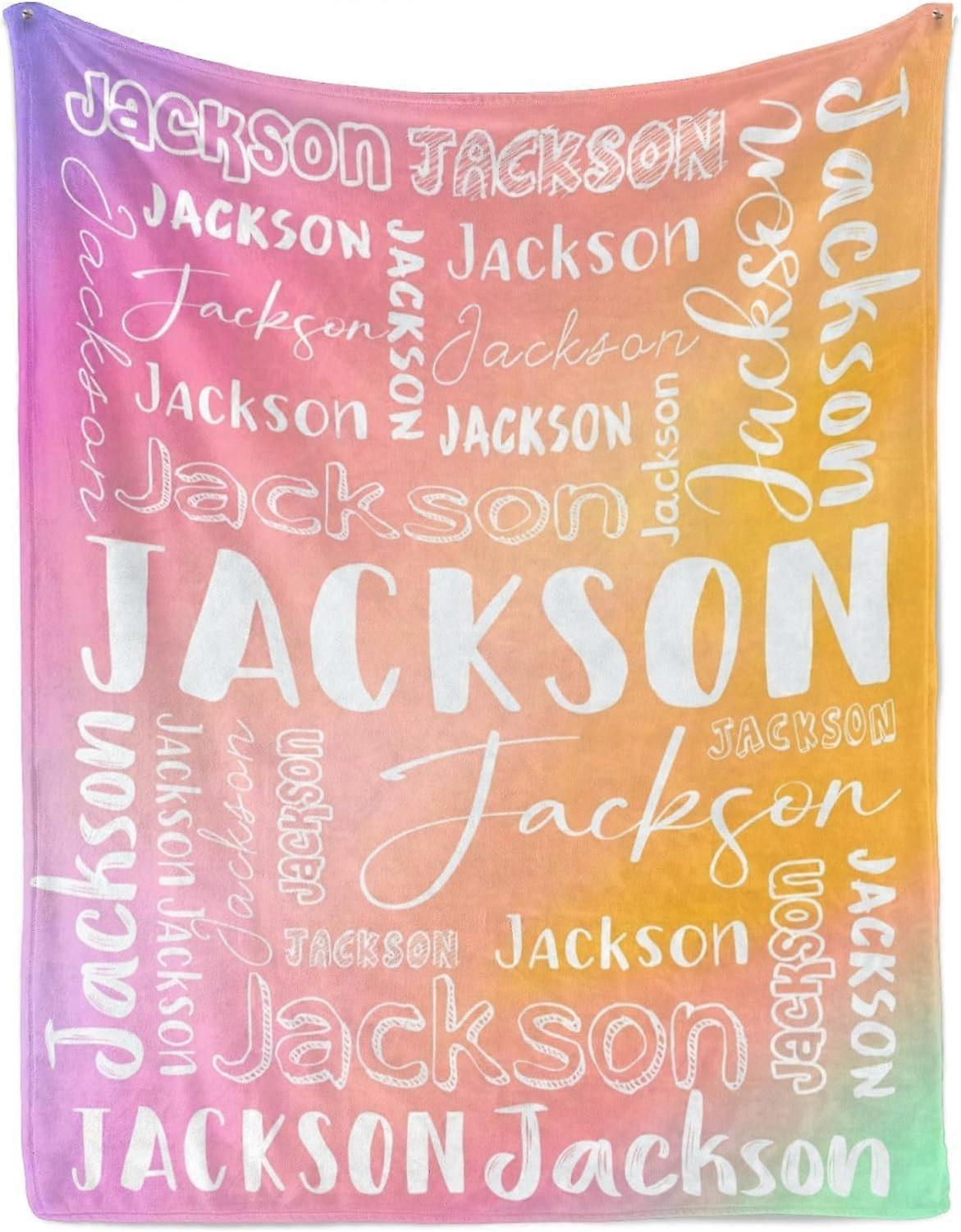 Custom Blanket with Name for Adults Kids Personalized Blanket and Throw Customized Flannel Name Blanket Personalized (Style-2, 30x40)