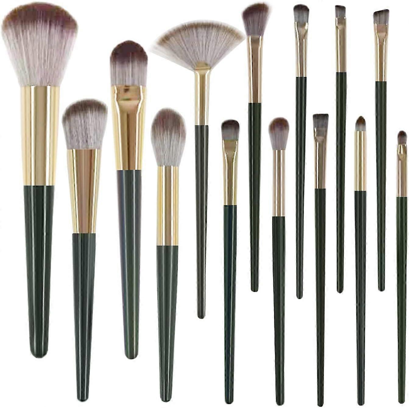 Makeup borstar 14 st sminkborstar professionella sminkborste set