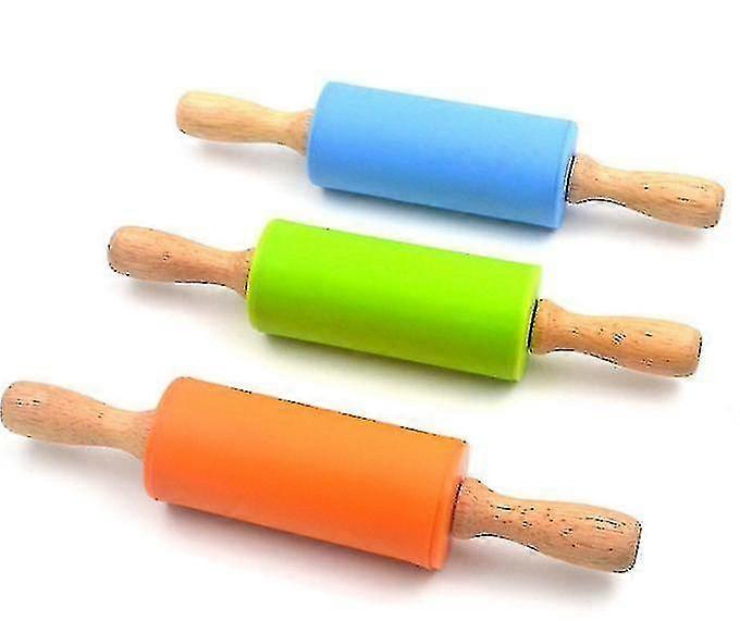 Kitchen Baking Tools Flour Stick Dumpling Stick Non Stick Silicone Flour Stickorange