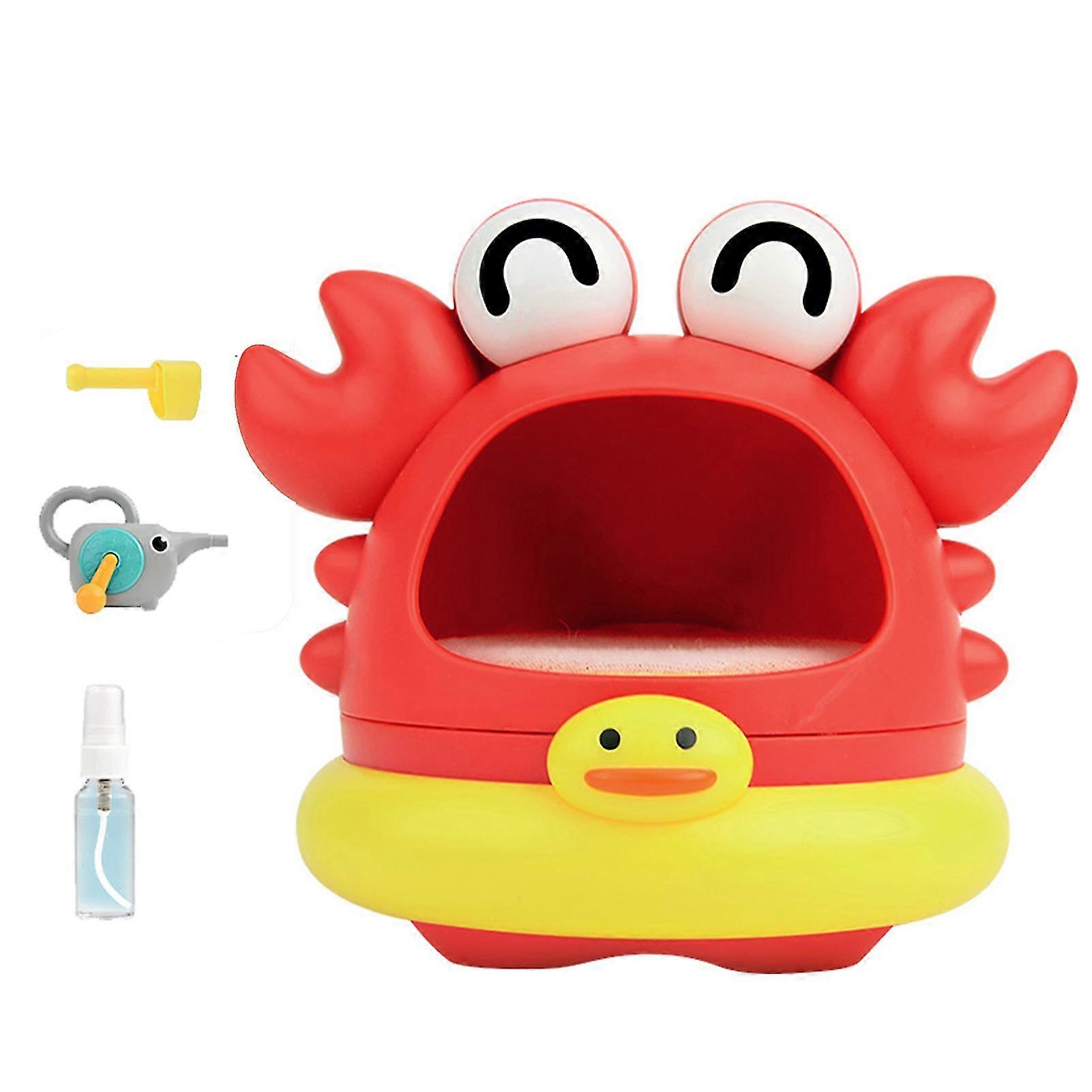 Crab/shark Shaped Bubble Machine Handheld Bubble Maker Bubble Blower For Kids