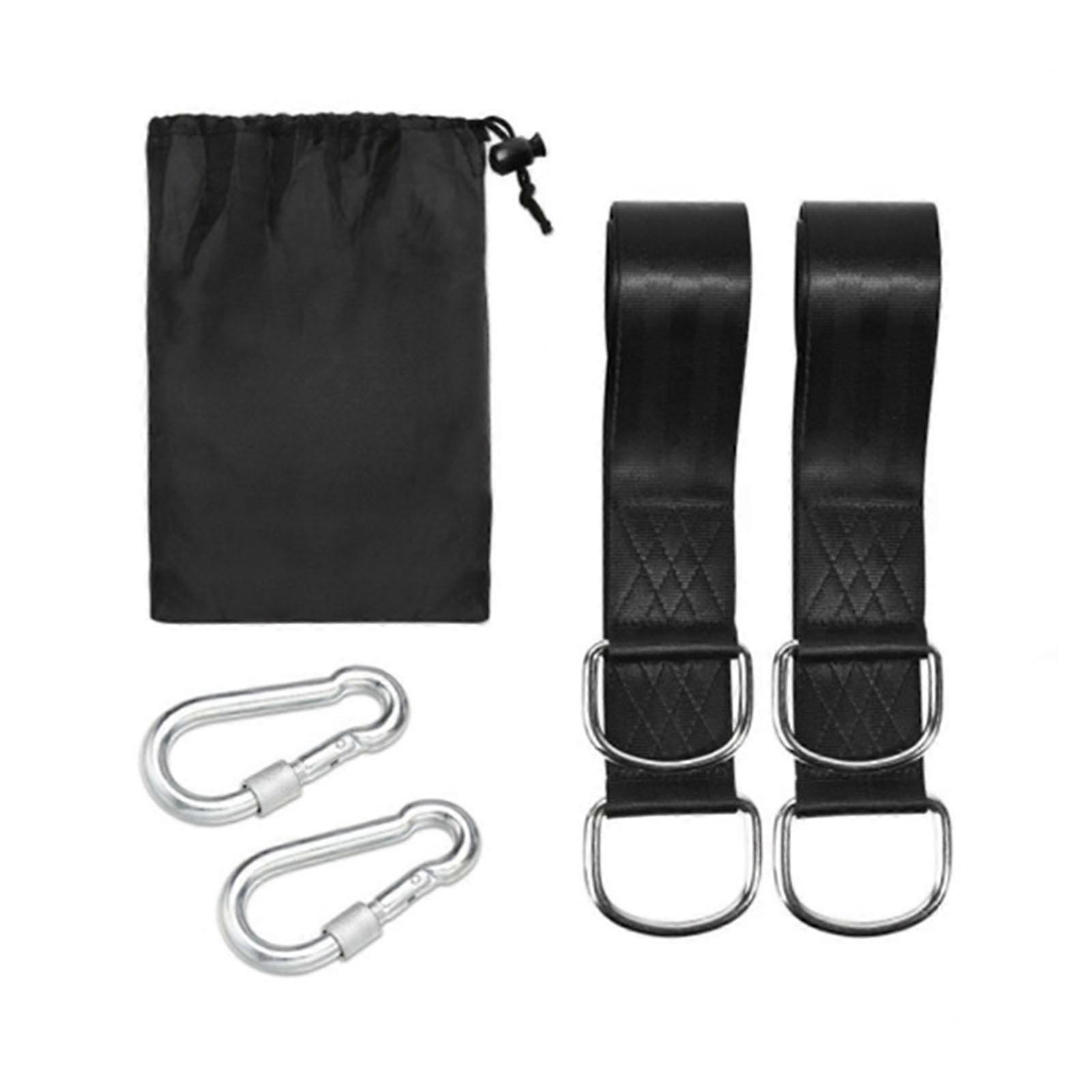 Tree Swing Hanging Straps Kit, with Safer Lock Snap Carabiners, for Swings